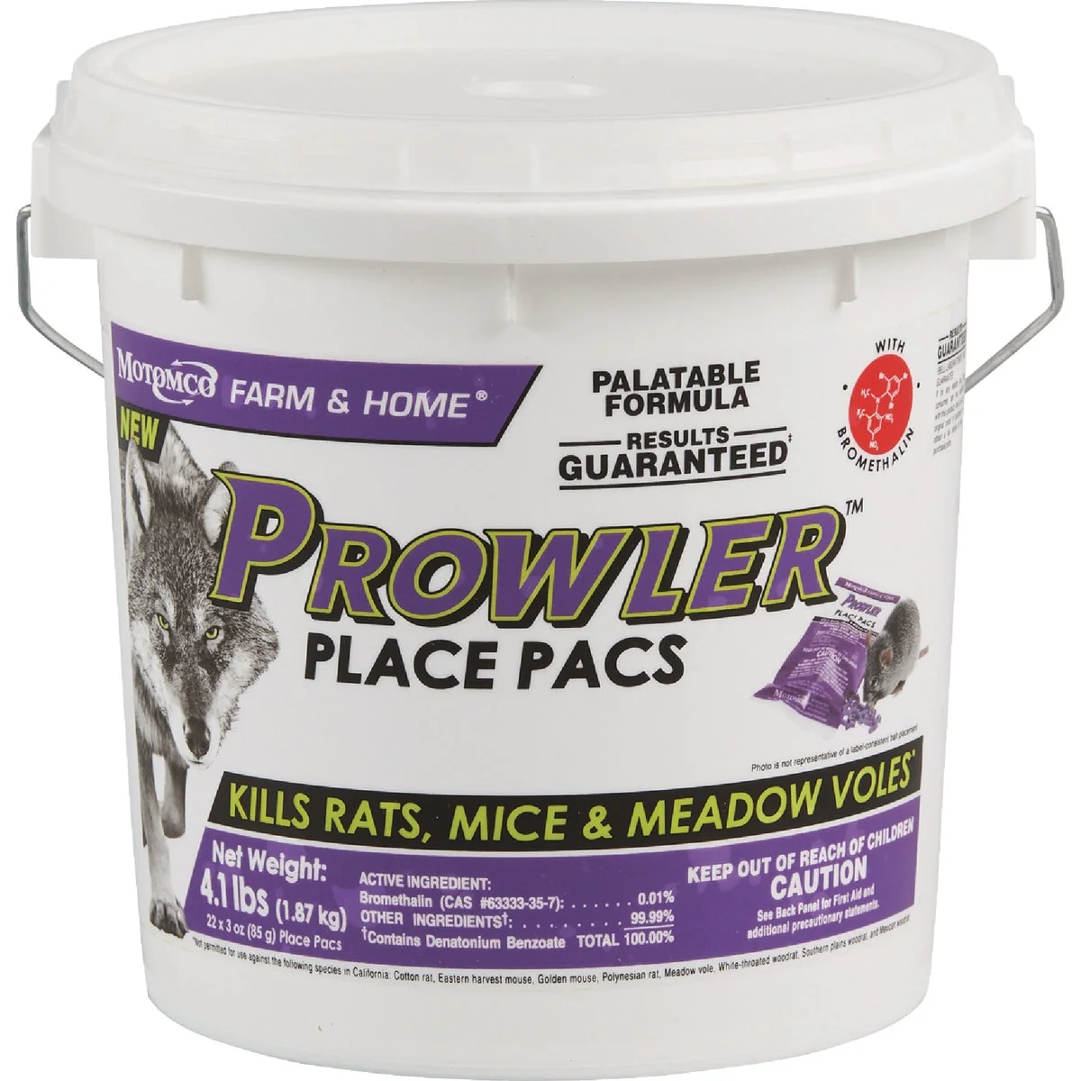High-Performance Prowler 4.1 Lb. Rats Mice Meadow Voles Place Pacs Sophisticated