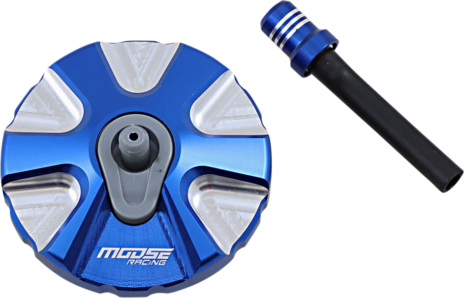 Carefully Designed MOOSE RACING Aluminum Gas Cap – Blue – Husqvarna T03-5111L Professional