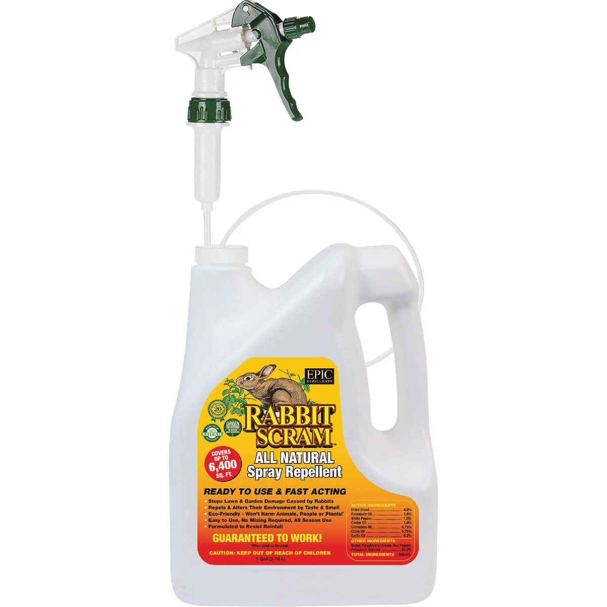 Organic Rabbit Scram 1 Gal. Ready to Use Rabbit Repellent Contemporary