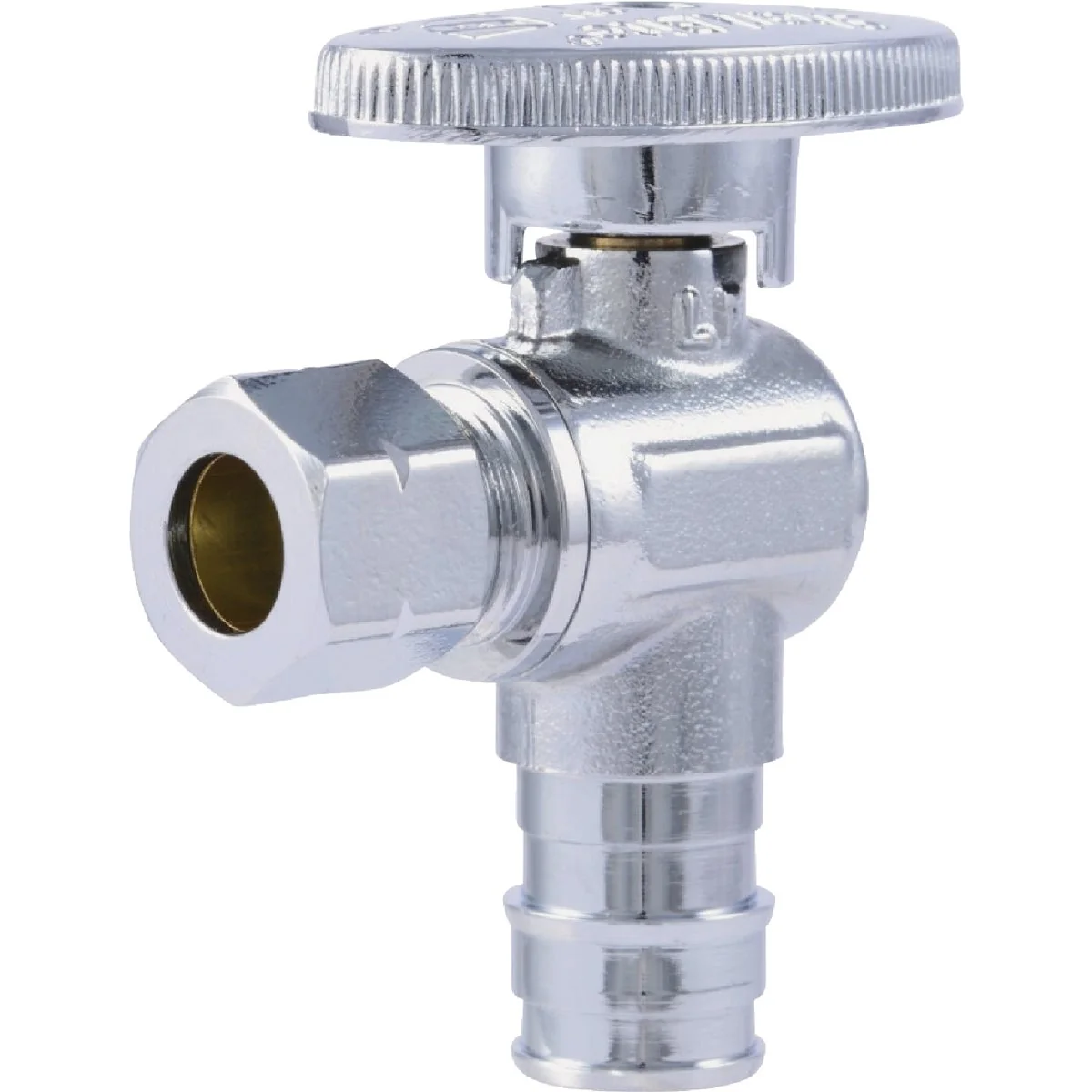 Clean SharkBite 1 2 In. Barb x 3 8 In. Compression Angle PEX-A Stop Valve Modern