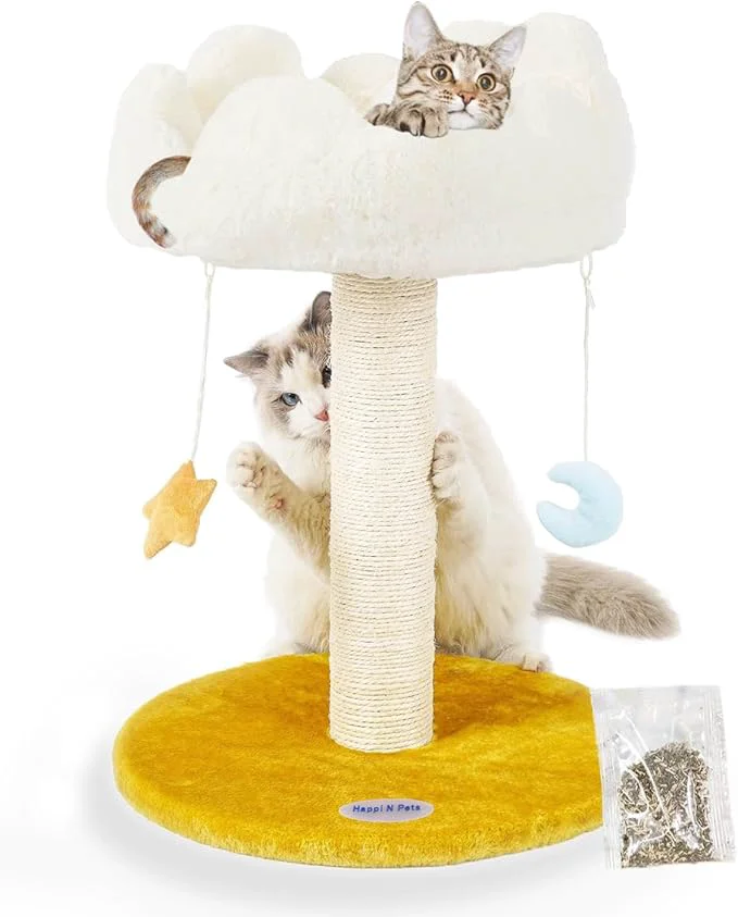 Optimized Happi N Pets Cloud Cat Tree Cat Scratching Post High-Quality