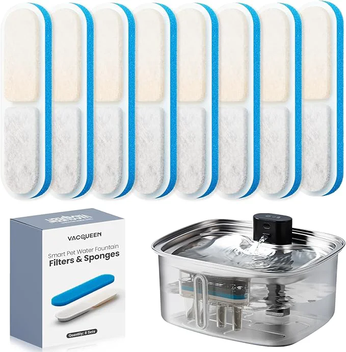 World-Class 10L Pet Water Fountain Filters Stainless Steel Dog Cat Dispenser with Wi-Fi 2.64 Gallon Automatic Filtered Water Bowl Using Filter 8 Filters and SpongesAbout ThisOverview Traditional