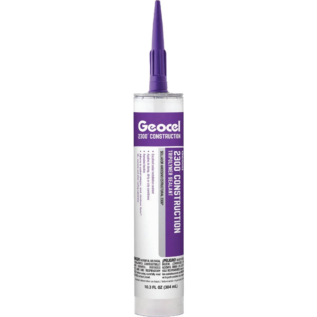 Top-Quality Geocel 2300 10.3 Oz. White Construction Tripolymer Sealant Proven