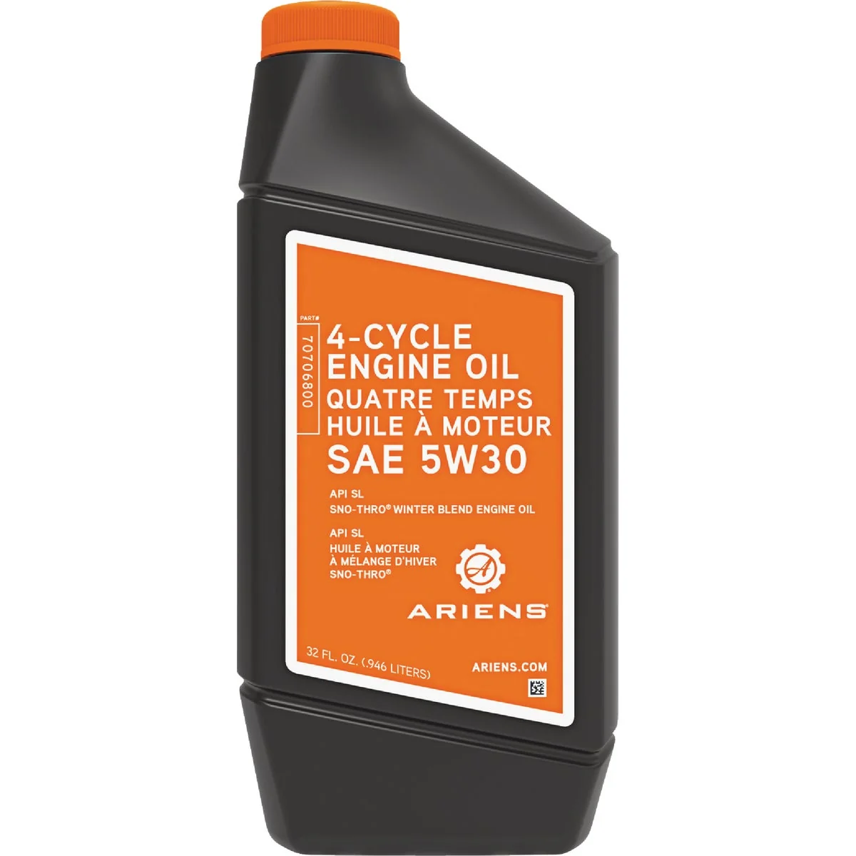 Pure Ariens 32 Oz. 5W30 Winter Blend Engine Oil Safe