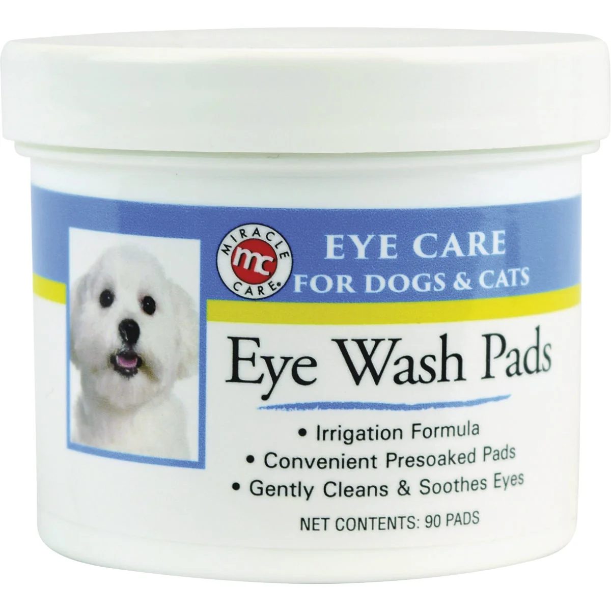 Clean Care Sterile Pet Eye Wash Pads 90-Pack Versatile