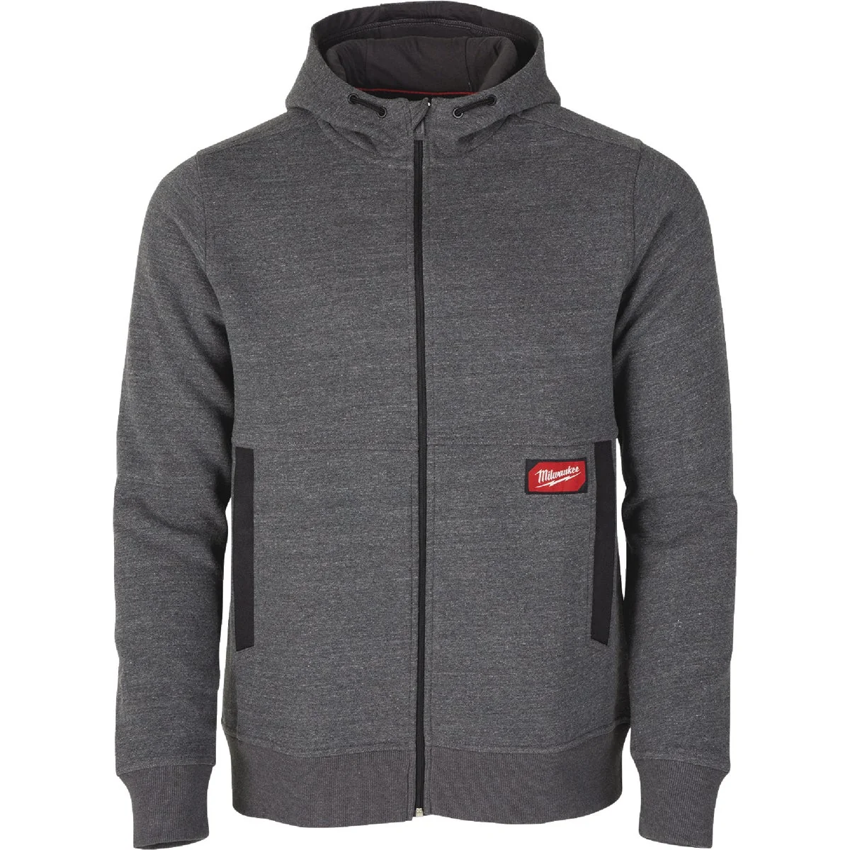 Sophisticated Milwaukee GRIDIRON Men’s Large Gray Full-Zip Hoodie Elite