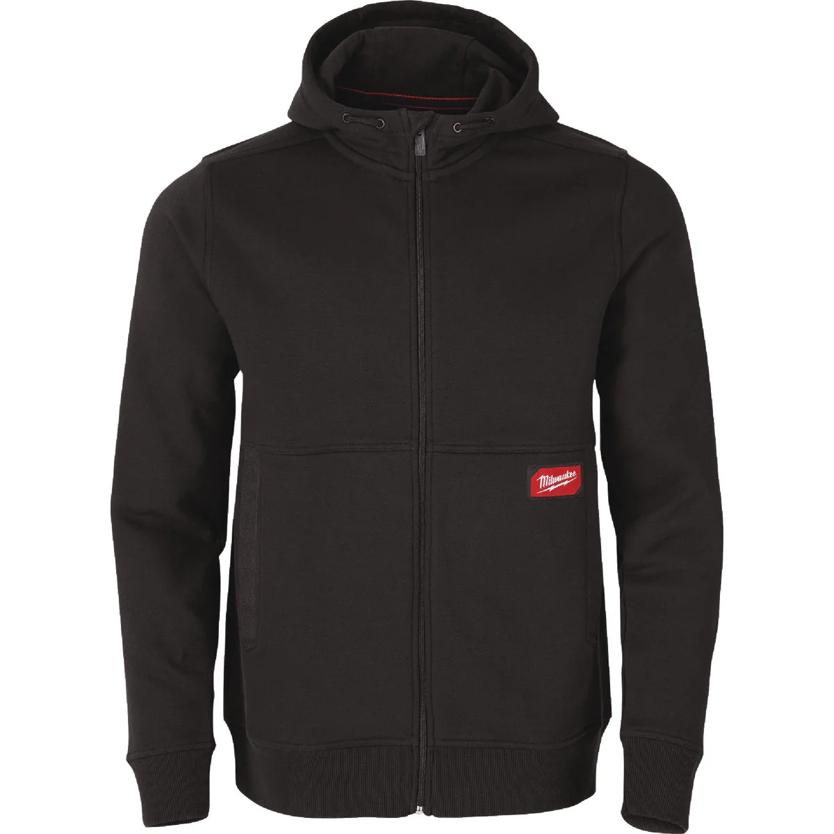 Lightweight Milwaukee GRIDIRON Men’s XL Black Full-Zip Hoodie Organic