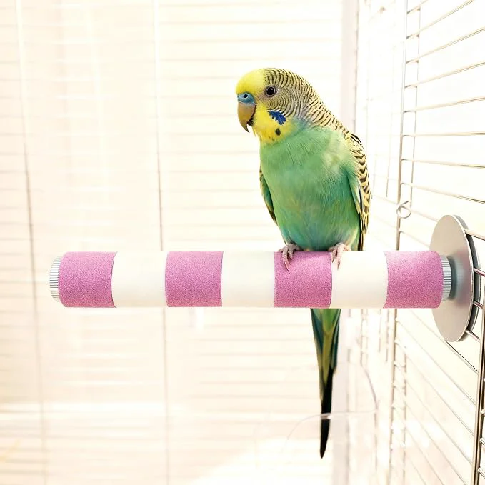 High-Quality AOTU Natural Sandstone Parrot Perch Bird Toys – Durable Beak Claw Trimming Exclusive
