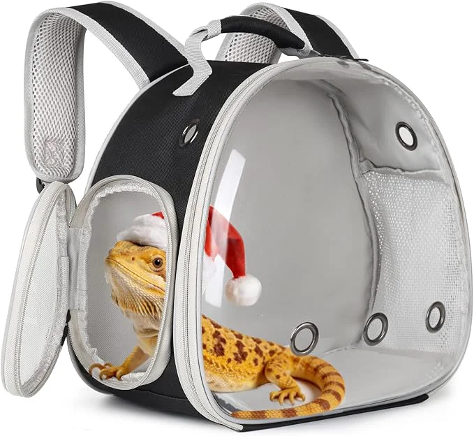 Practical Guinea Pig Backpack Carrier Bearded Dragon Carrier Backpack Solid