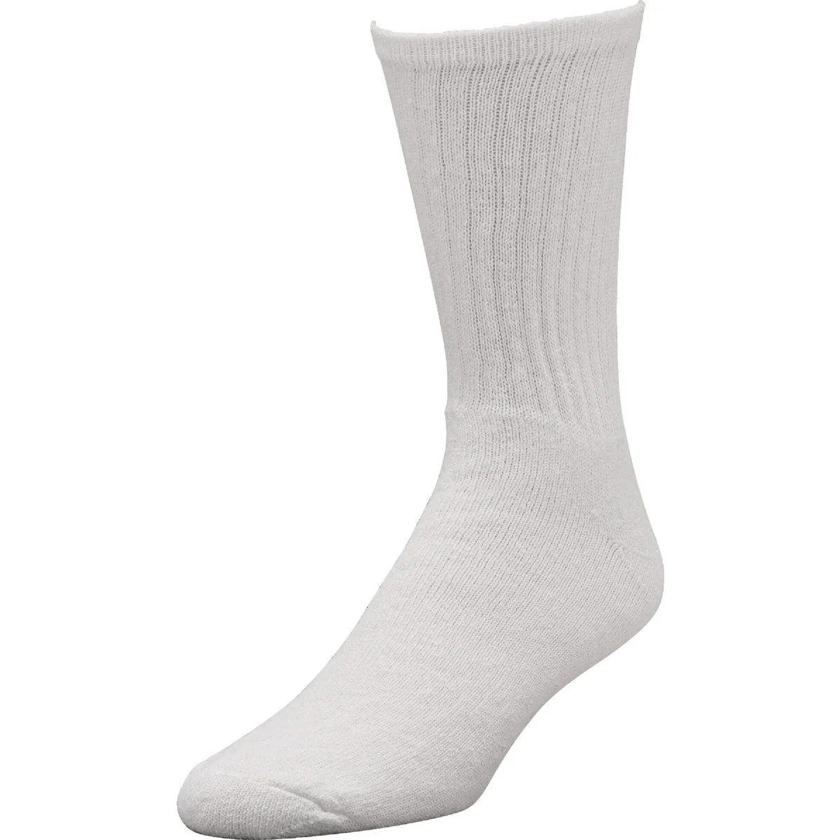 Clean Railroad Sock White Crew Sock 6-Pack Fashionable