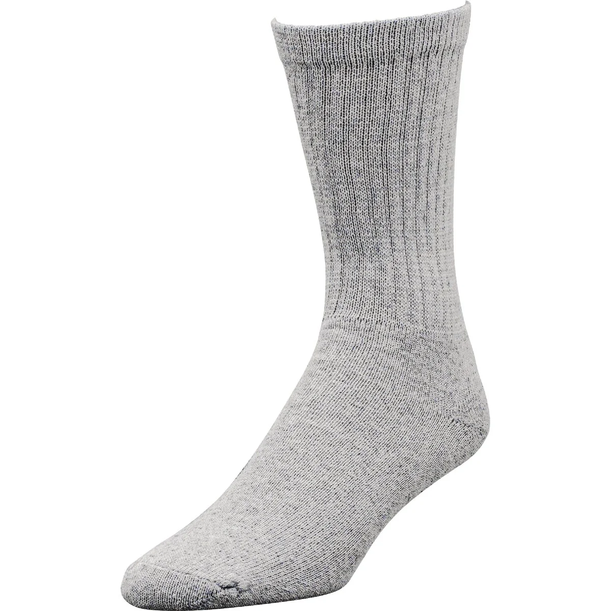 High-Quality Railroad Sock Gray Crew Sock 6-Pack Authentic