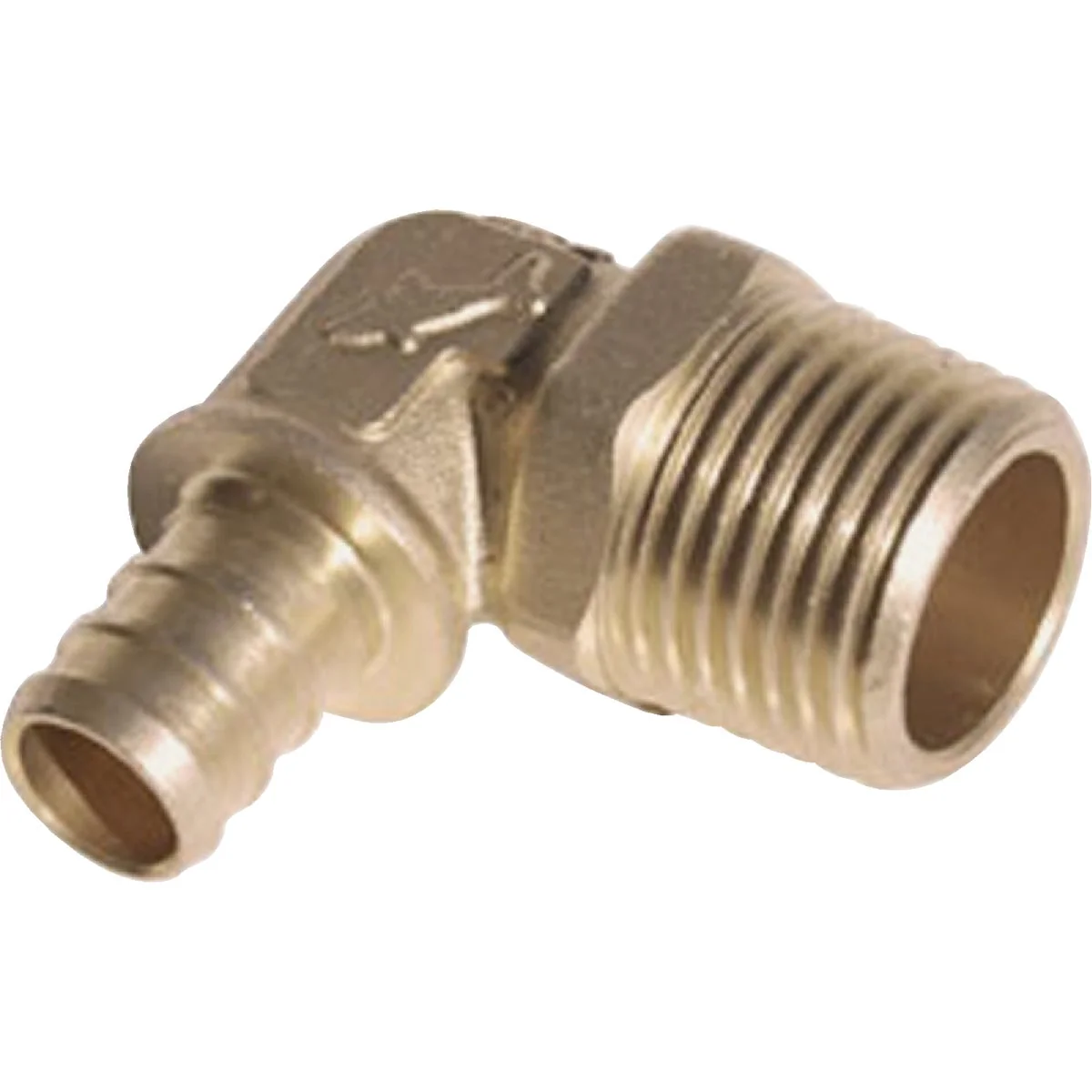 Trusted SharkBite 1 2 In. Barb x 1 2 In. MNPT 90 Deg. Brass PEX Elbow 1 4 Bend High-Quality
