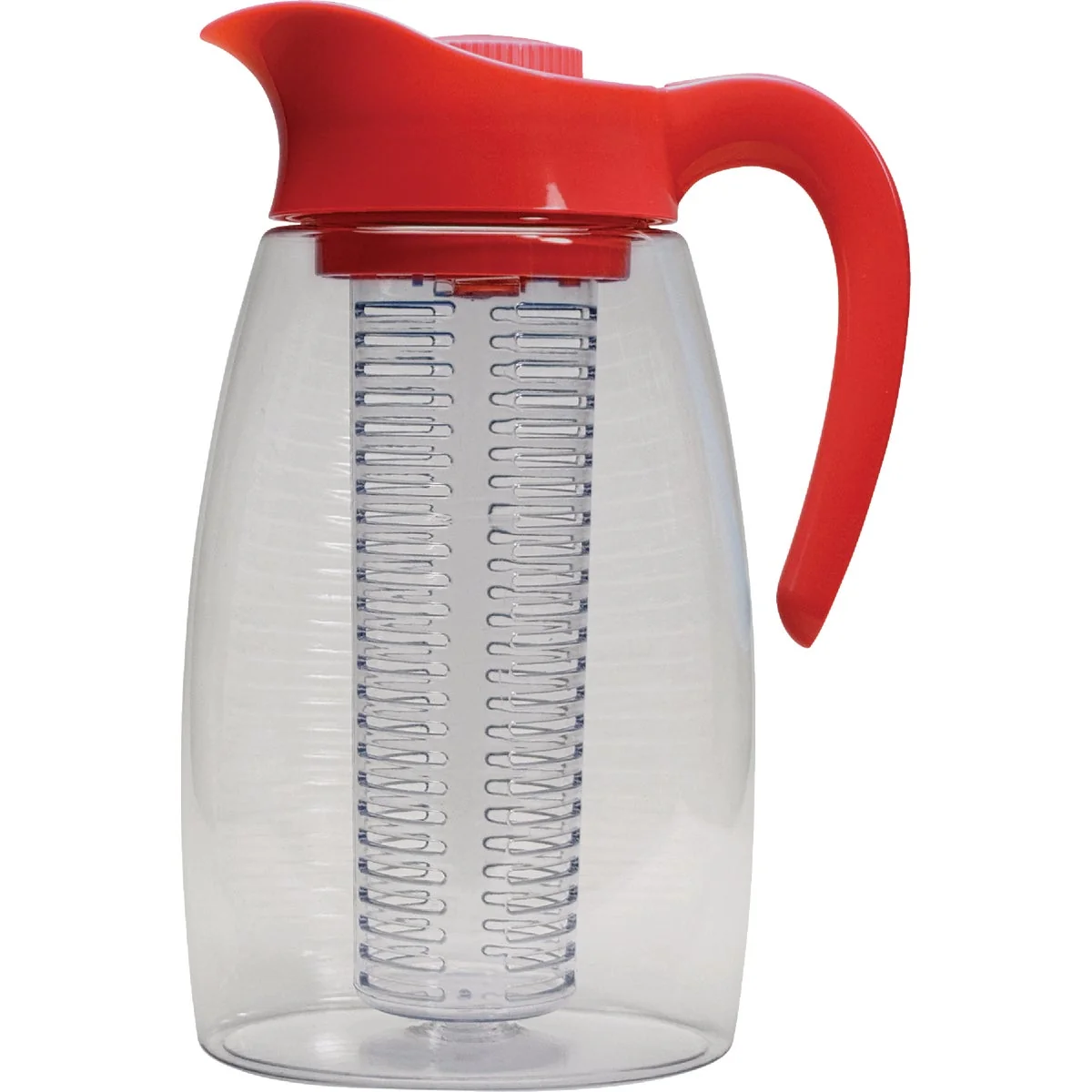 Fine Crafted Epoca Primula Flavor It 2.9 Qt. Tritan Infusion Pitcher with Flavor Infuser Soft