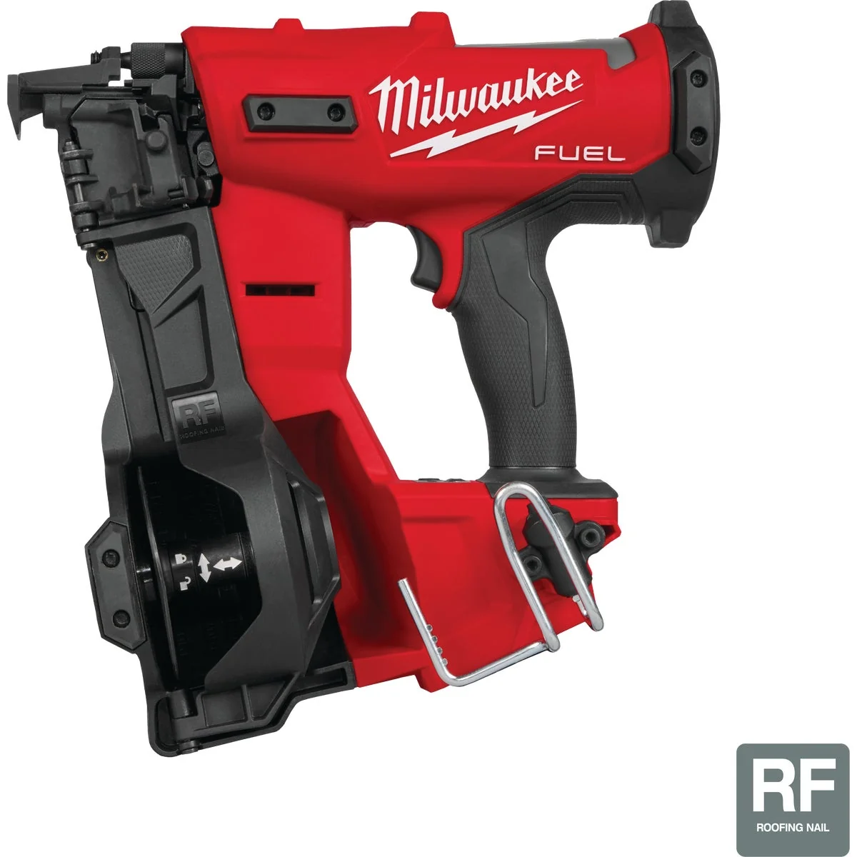 Fine Crafted Milwaukee M18 FUEL Brushless Cordless Coil Roofing Nailer Tool Only Prestigious