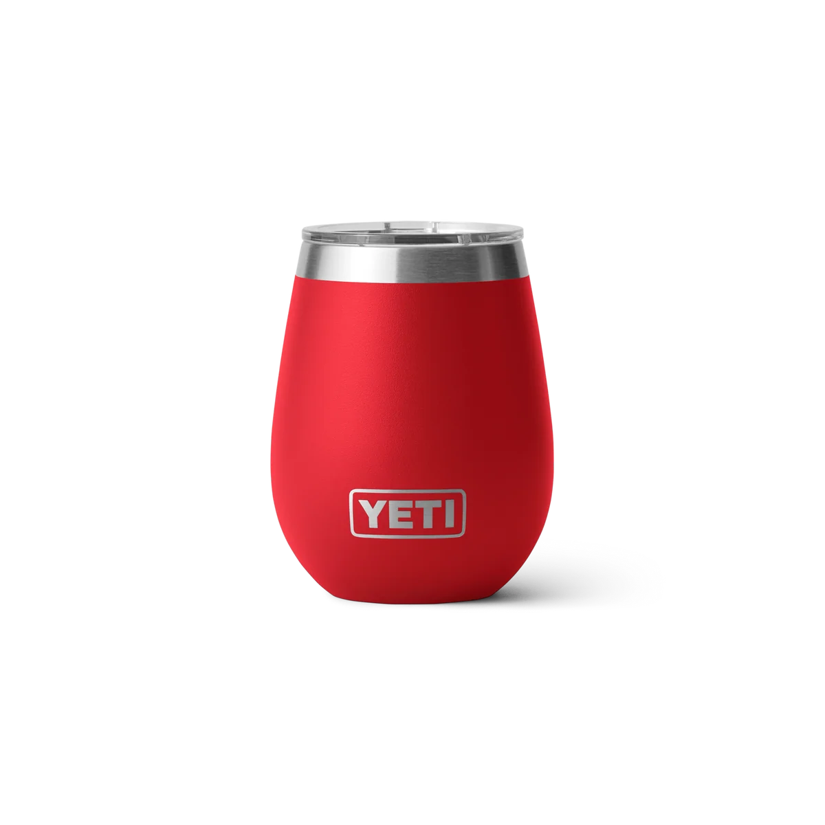 Solid Yeti Rambler 10oz Wine Tumbler Rescue Red Refined