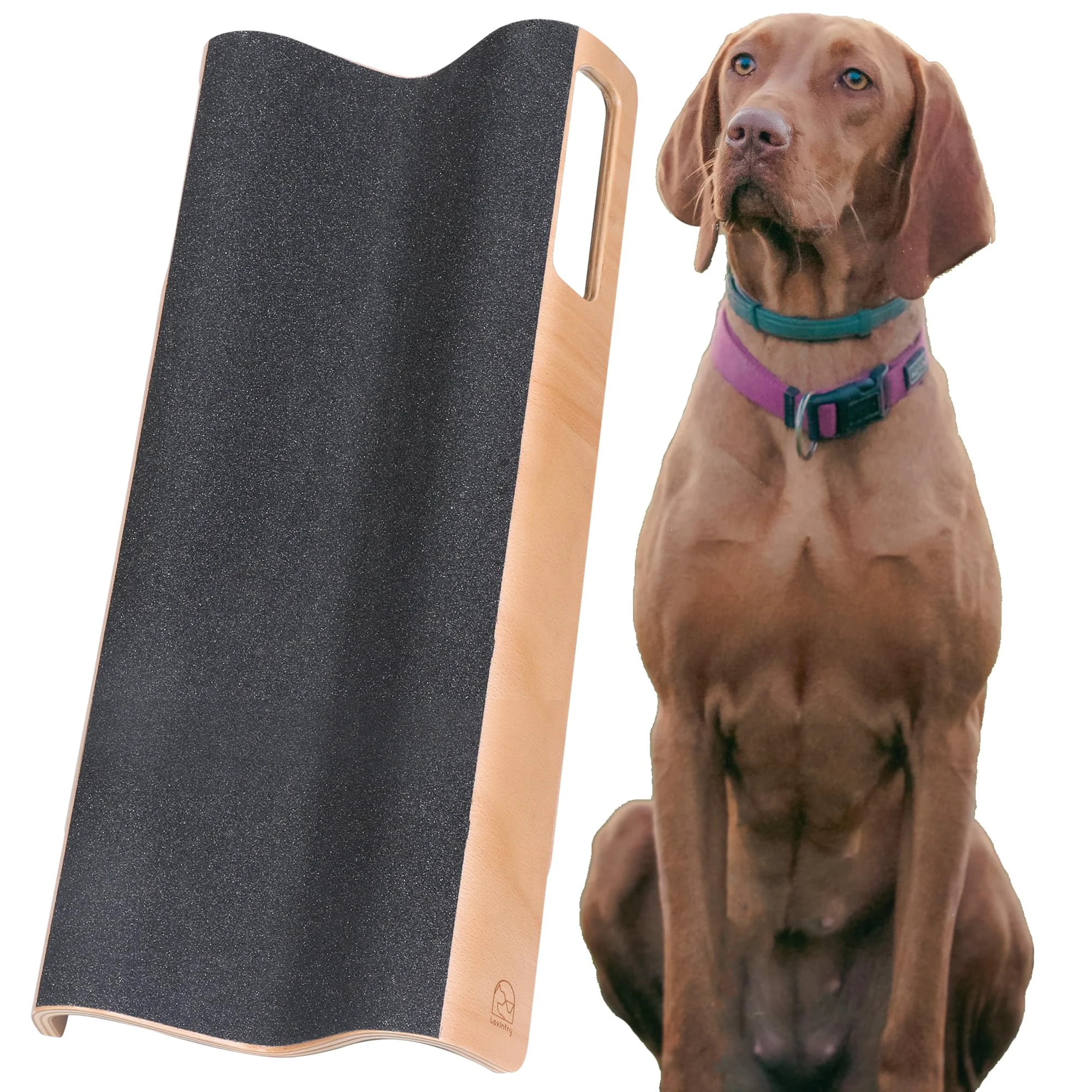 High-End LovIntry M-Shaped Dog Scratch Pad XL Easy Nail Maintenance Specialty