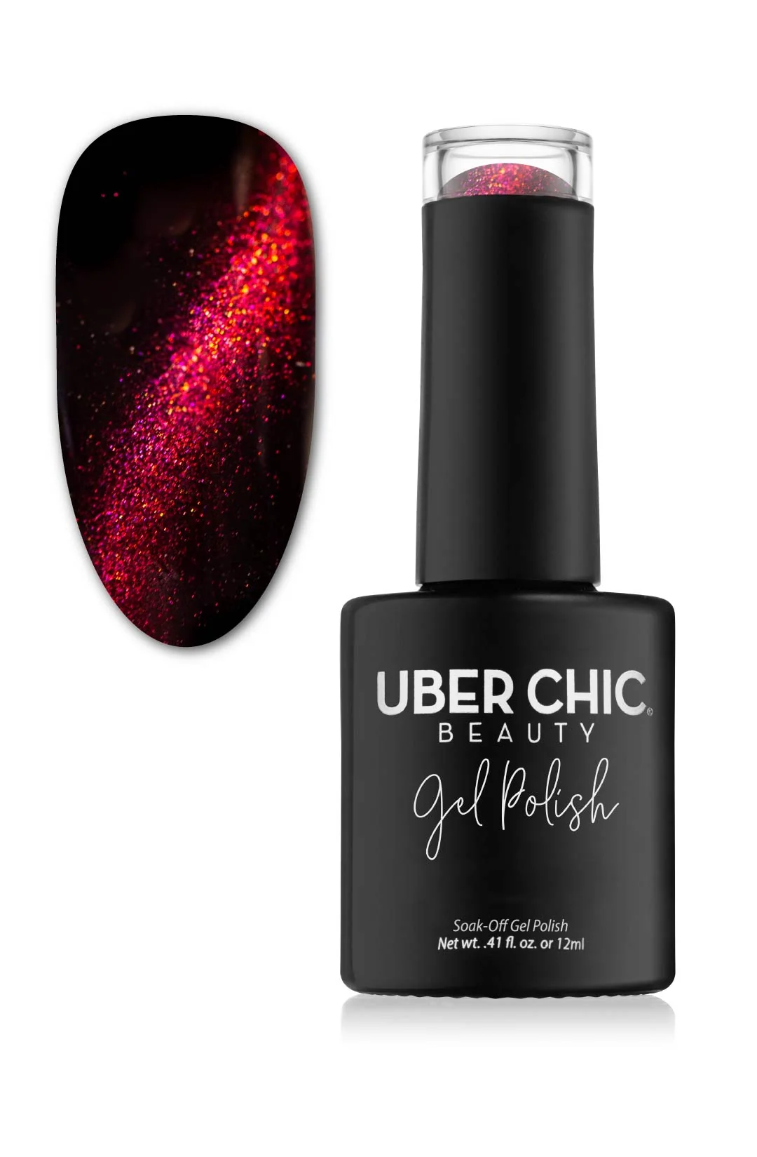 Fast Candy Apple Red – Cats Eye Gel Polish Traditional