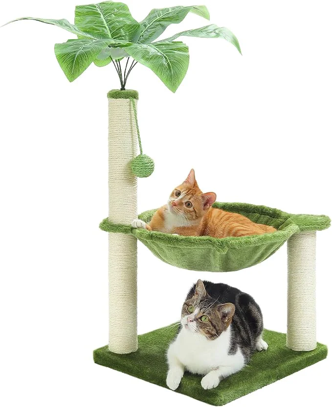 Fast Small Cat Tree Large Hammock and Dangling Ball Specialty