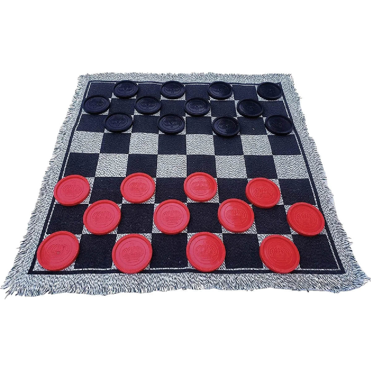 Authentic Ergode Bolaball Giant Checkers 3-In-1 Game Set Specialty