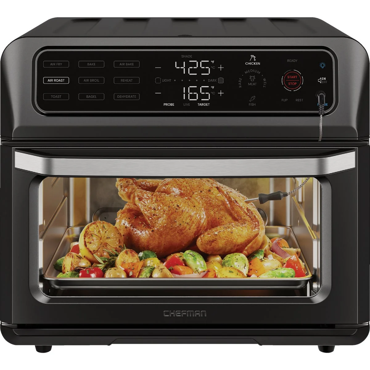 Versatile Chefman ExacTemp Toaster Oven Air Fryer Classic