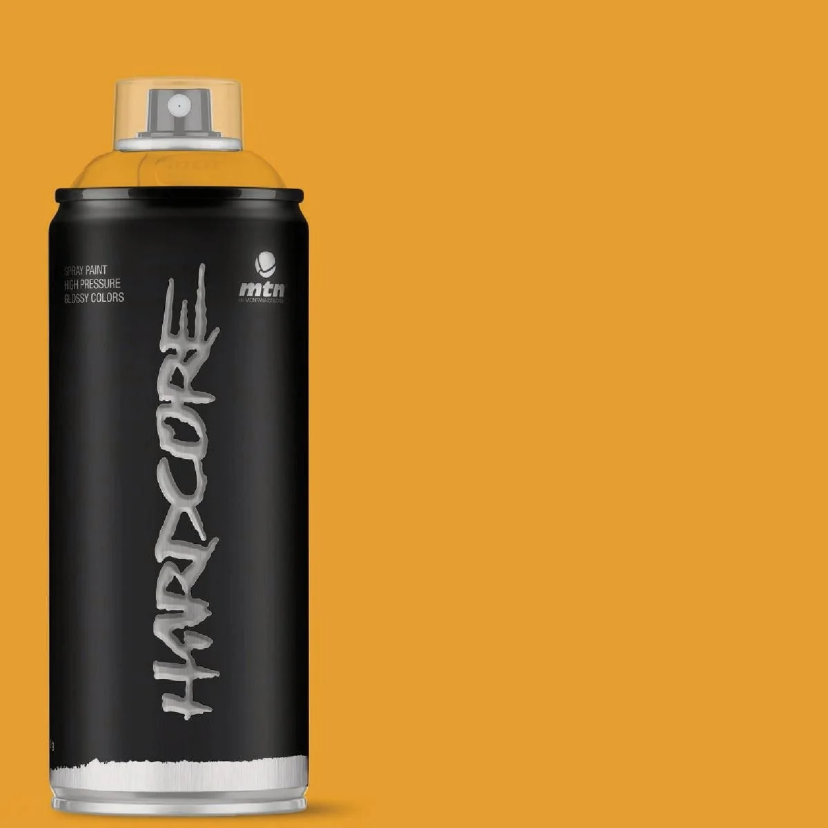 Flexible MTN Hardcore 400ml Medium Yellow Spray Paint Dependable