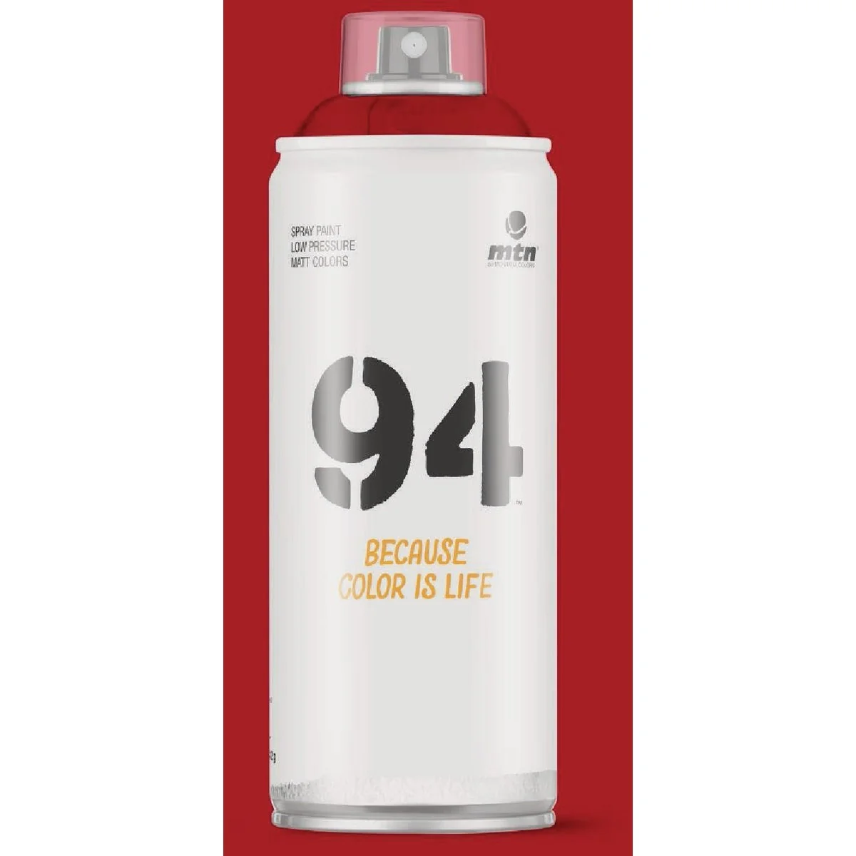 Crafted MTN 94 400ml Vivid Red Spray Paint Fine Crafted