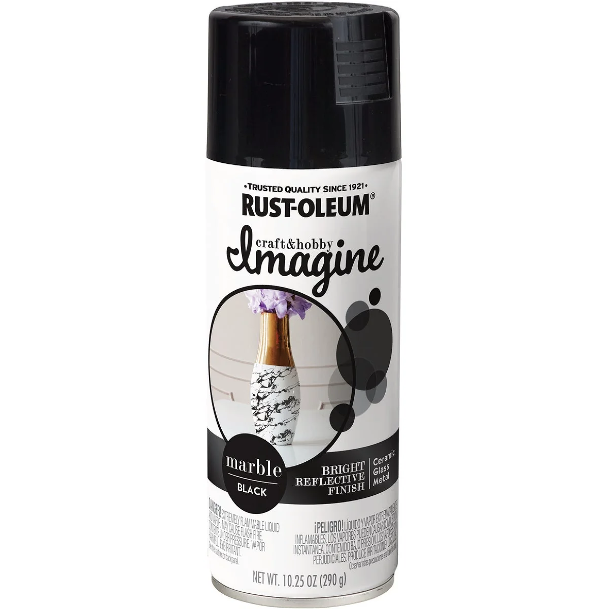 Breathable Rust-Oleum Imagine Craft Hobby 10.25 Oz. Marble Black Spray Paint Innovative
