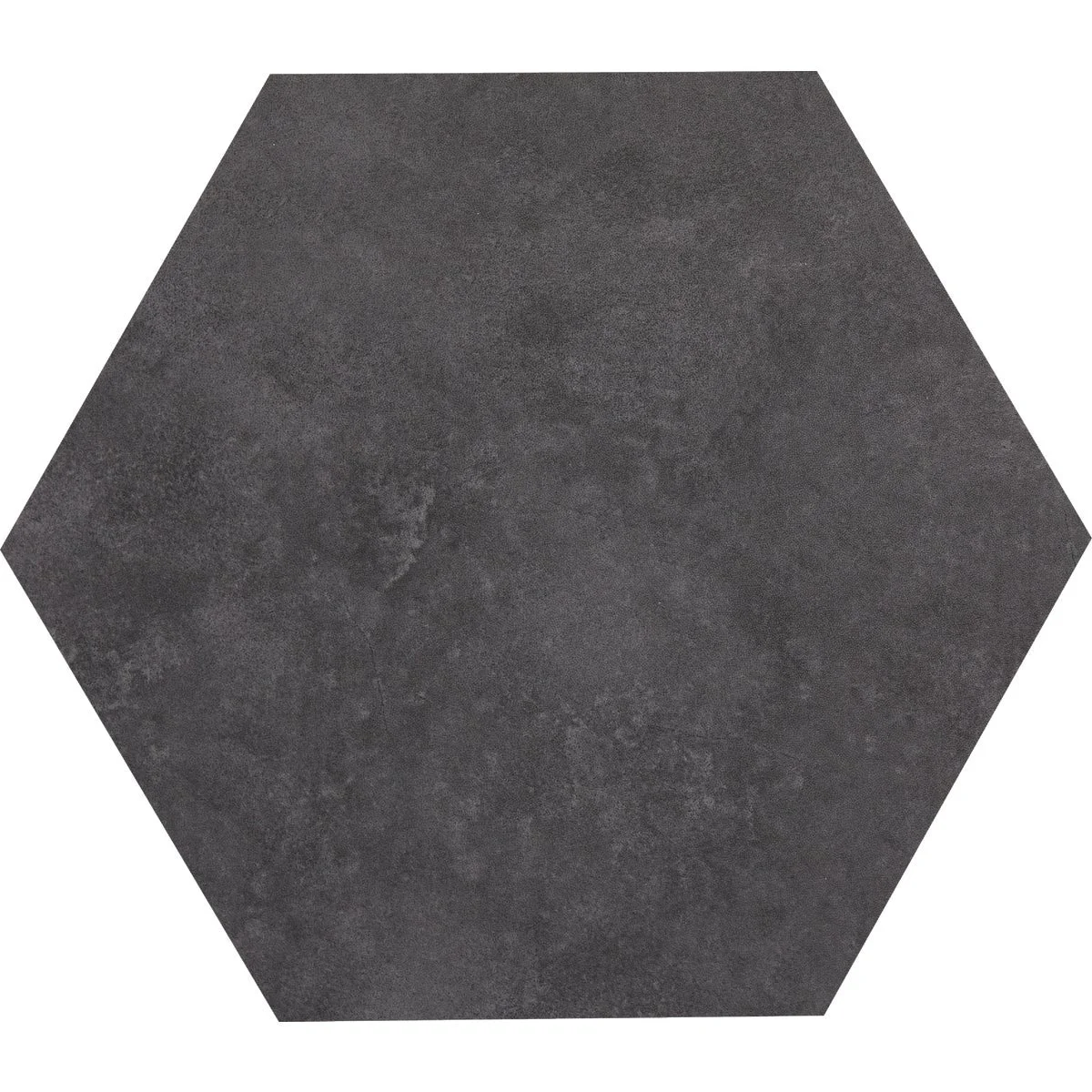Expertly Made Home Impressions 12 In. Iron Gray Hexagonal Vinyl Floor Tile 15 Sq. Ft. Box Exclusive