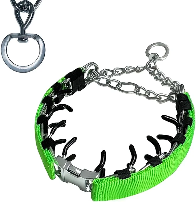 Efficient Prong Training Collar for Dogs Rotating Ring Welding Adjustable Dog Training Classic