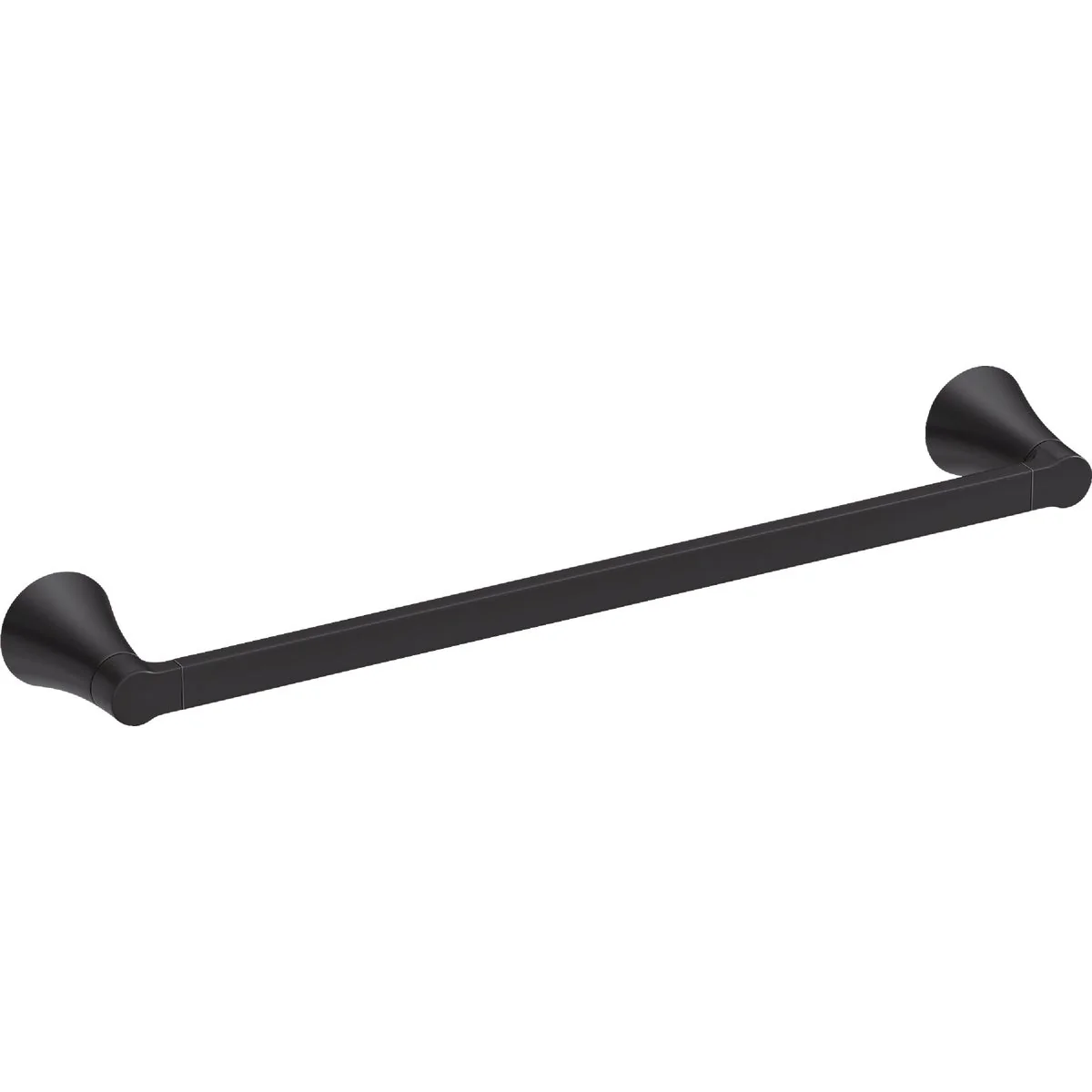 Optimized Moen Mikah 24 In. Matte Black Towel Bar Green