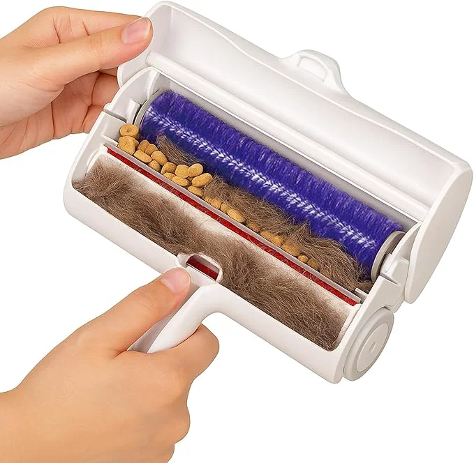 High-End Nado Care Upgraded Pet Hair Remover and Dirt Remover for Furniture Reusable Dog Hair Remover Roller for Dog Cat Self-Cleaning Fur Remover for Couch Carpet Bed and Car and More White About ThisOverview