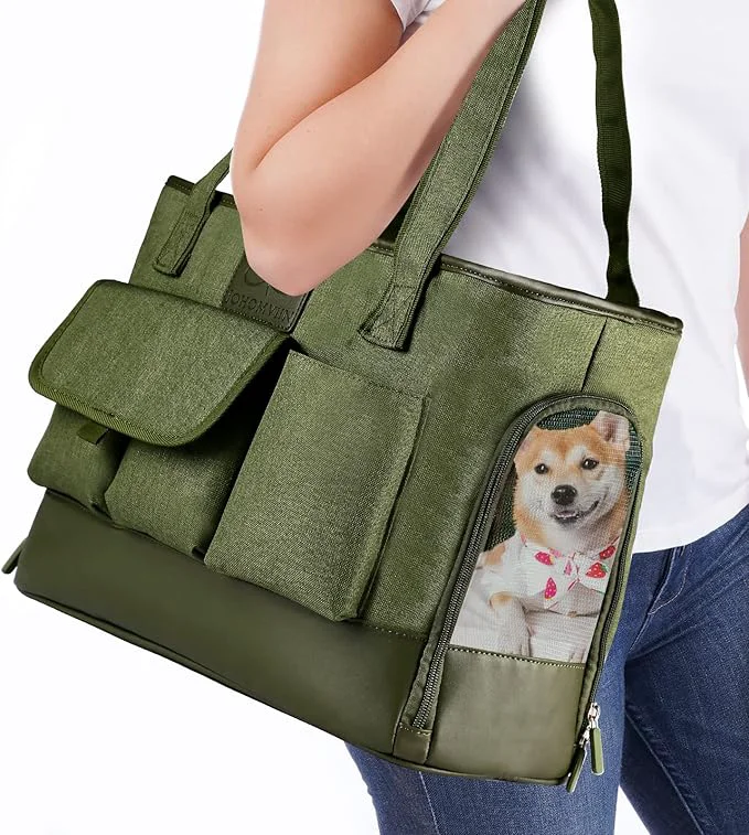 Minimalist Dog Carrier Cat Carrier Pet Carrier Foldable Waterproof Premium Oxford Cloth Soft