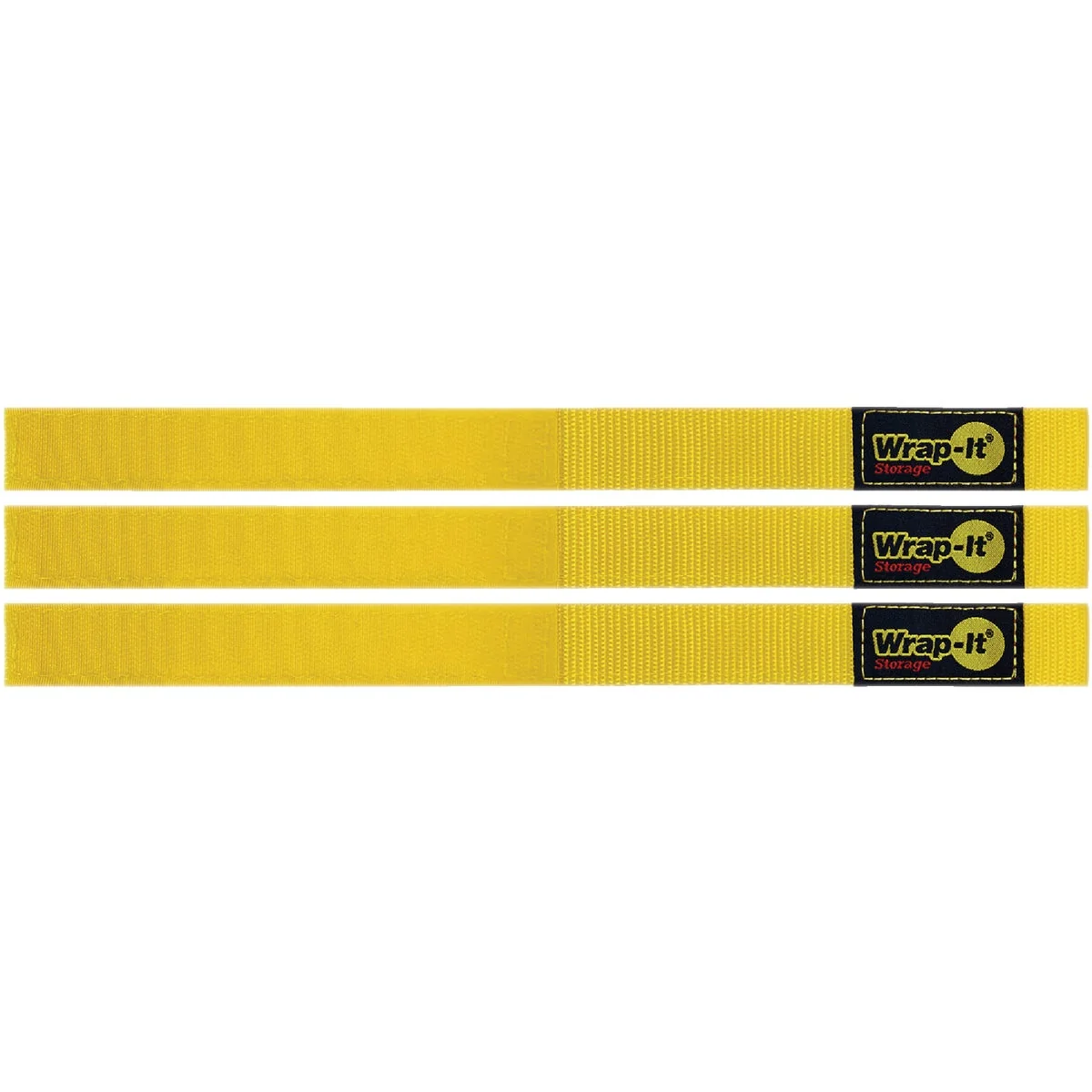 Breathable Wrap-It Storage Quick-Straps 12 In. Yellow Weatherproof Hook Loop Strap 4-Pack Proven