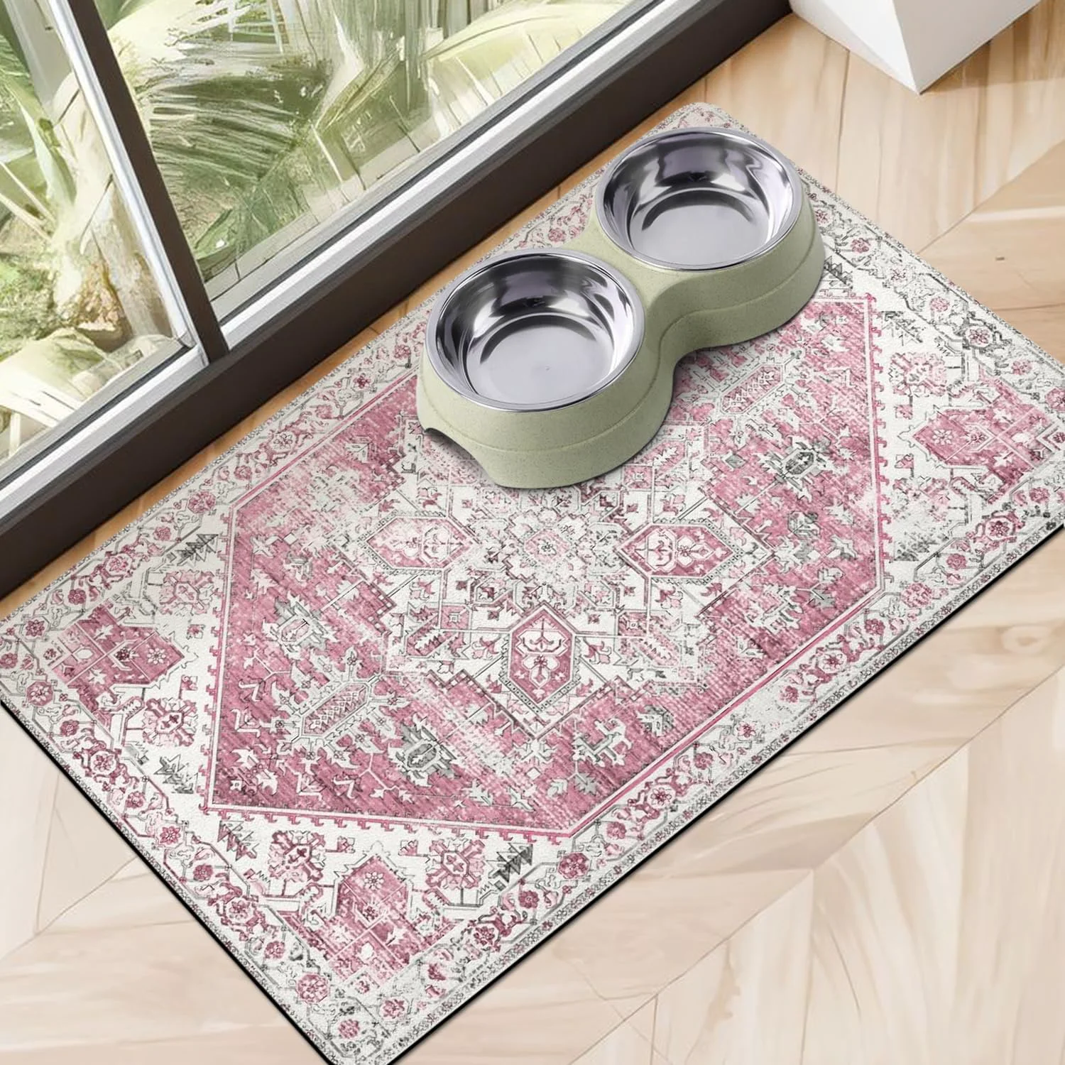 Superior Dog Food Mats for Floors Absorbent Dog Bowl Mat for Food and Water Dispenser Mat Quick Dry Cat Food Mat Pet Supplies Selected