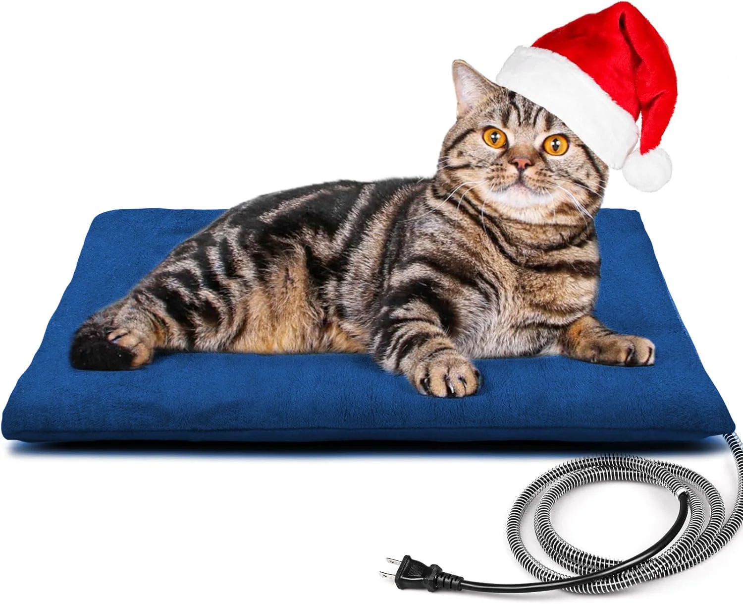 Healthy Kiroto Outdoor Pet Heating Pad with Waterproof Cover Auto Temperature Control – 20×16 Blue Advanced