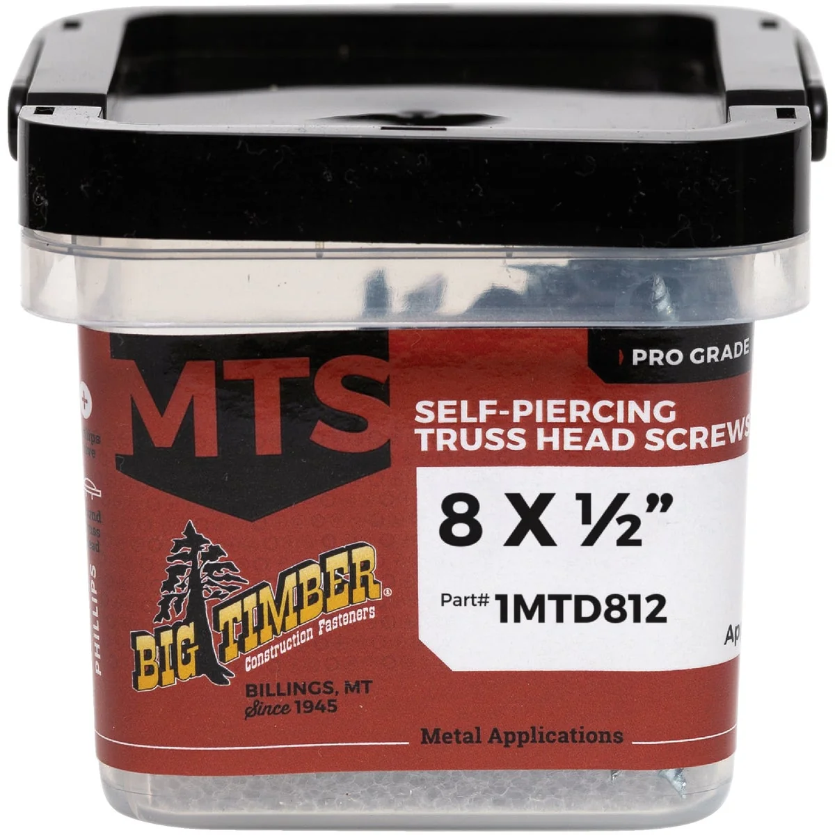 Original Big Timber 8 x 1 2 In. Modified Truss Head Drill Point Metal Screw 1 Lb. Fast