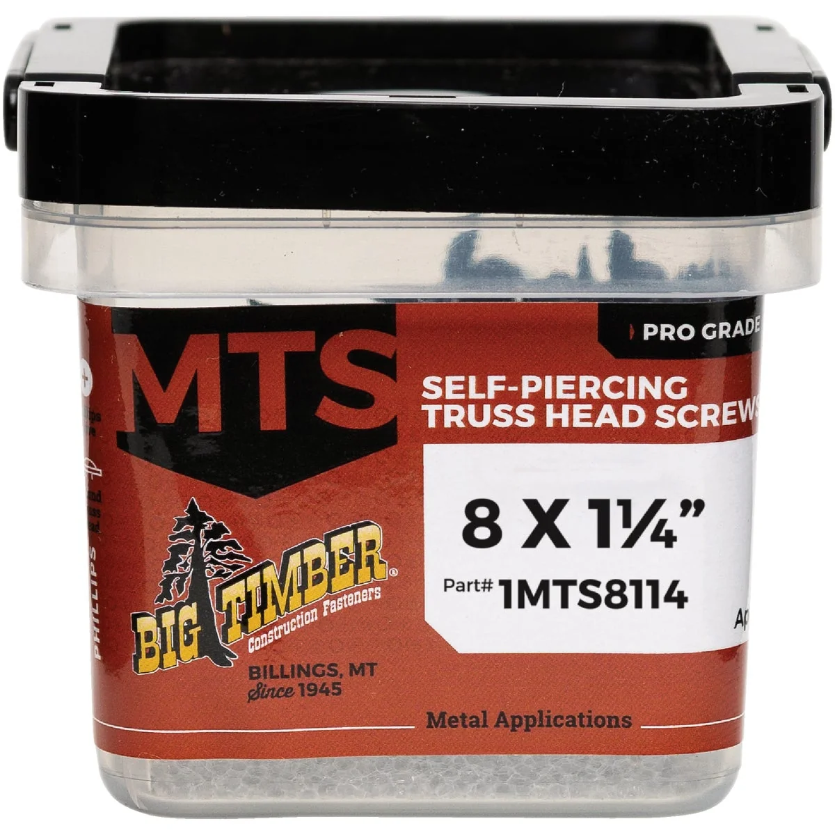 Dependable Big Timber 8 x 1-1 4 In. Modified Truss Head Sharp Point Wood Screw 1 Lb. Stylish