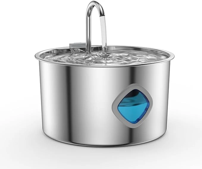 Reliable Cat Water Fountain Stainless Steel – 3.2L Pet Water Fountain for Cats Dogs Indoor – Automatic Pet Watering DispenserAbout ThisOverview Solid