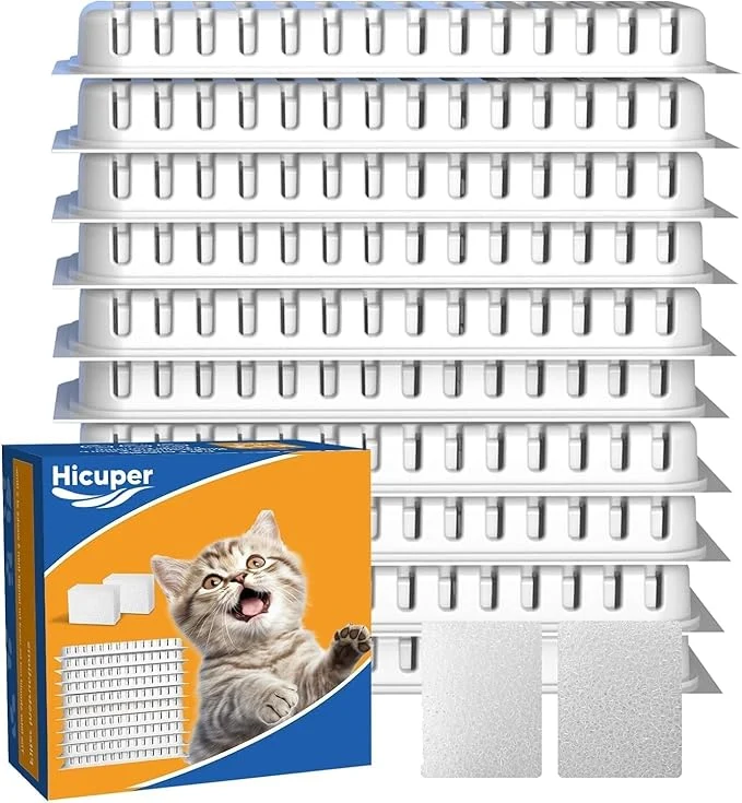Convenient Cat Water Fountain Filters Filter for 108oz 3.2L Cat Fountain 10 Packs Filters 2 Sponges Set for Stainless Steel Pet Water Fountain Model PET-HS001-US About ThisOverview Dependable