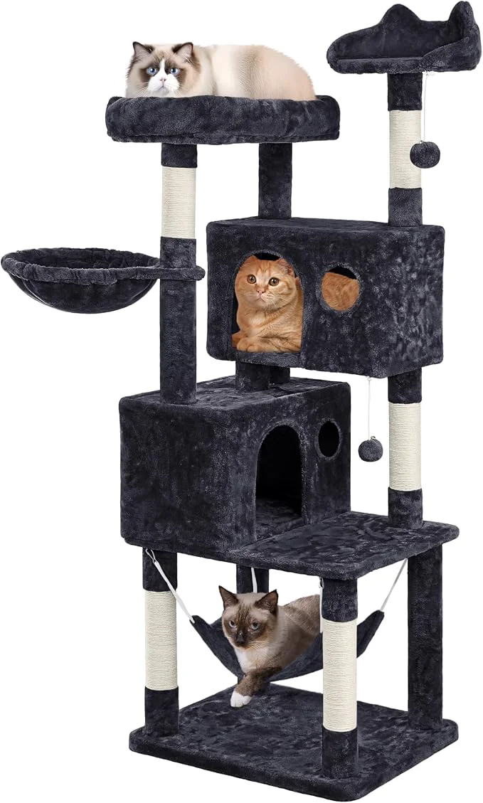Durable Yaheetech Multil-Level Cat Tree Cat House Genuine
