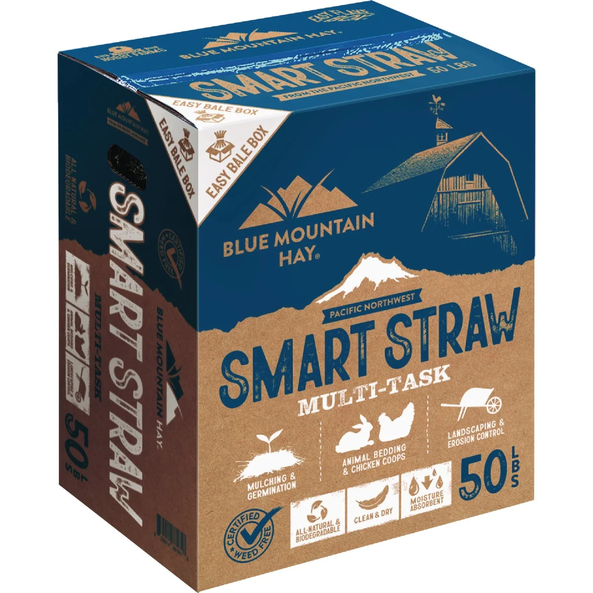 Versatile Blue Mountain Hay 50 Lb. Smart Straw Relaxed