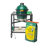 Authentic Medium Big Green Egg in a Modular Nest Package Clean