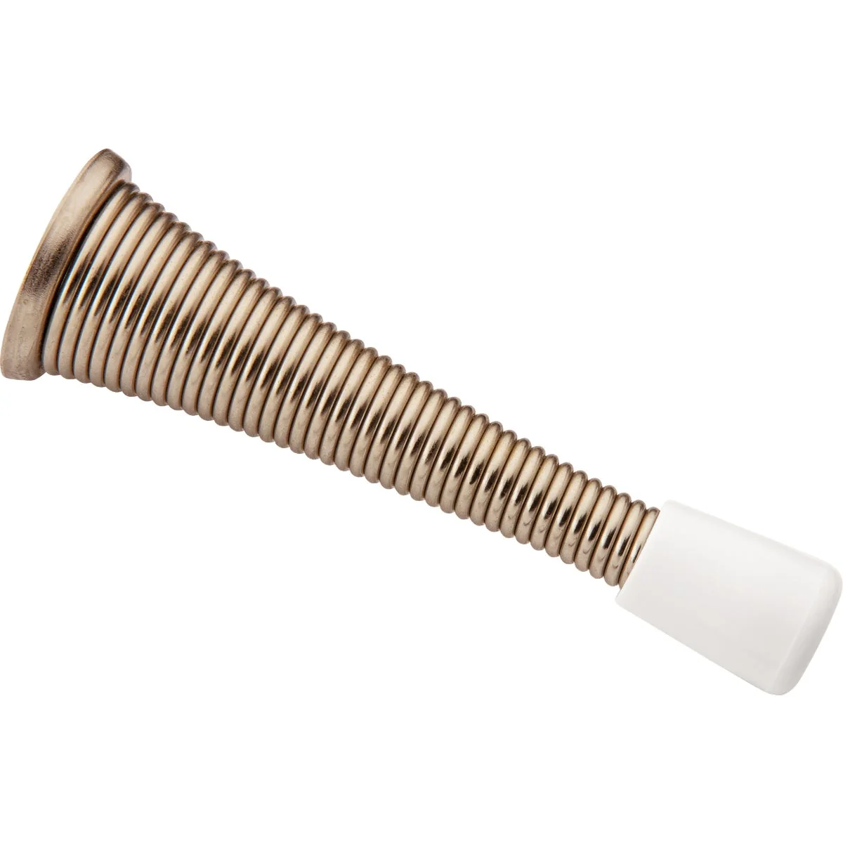 Secure National V232 3 In. Satin Nickel Spring Door Stop Premium Material