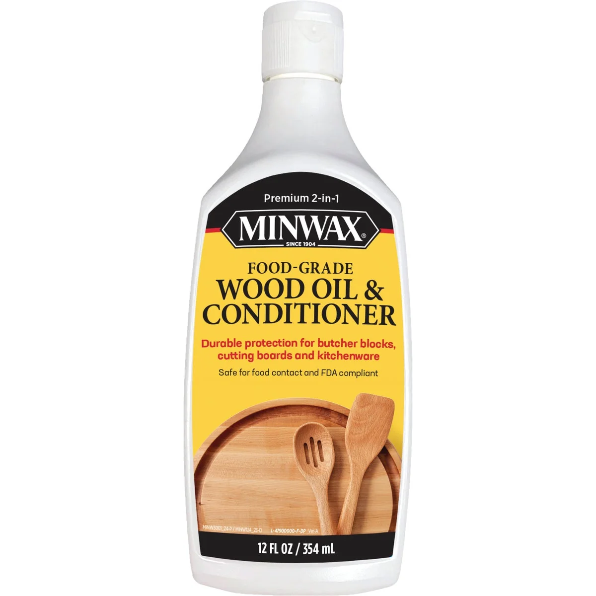Solid Minwax 12 Oz. Food Grade Oil Wood Conditioner Authentic