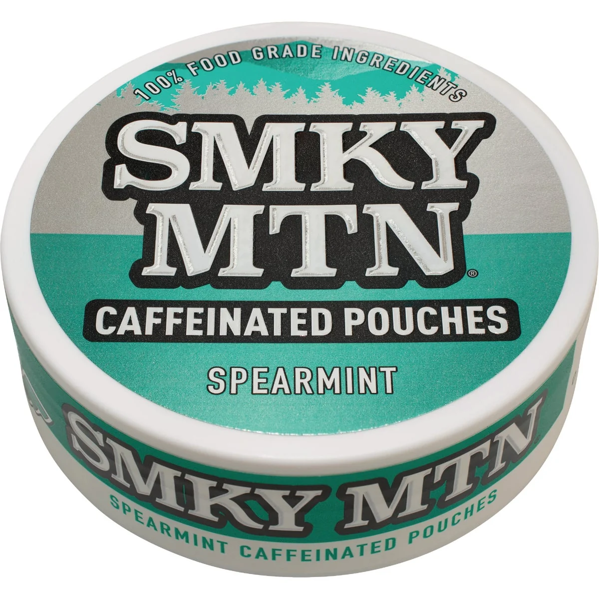Elite Smokey Mountain Spearmint Caffeinated Pouches Casual