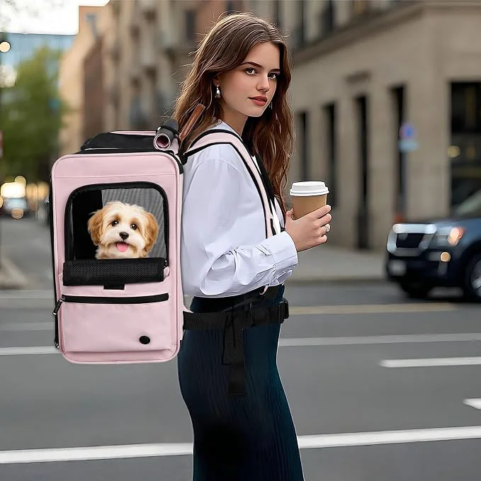Carefully Designed EliteField Deluxe Backpack Pet Carrier Travel Soft-Sided Carrier Bag Fine Crafted
