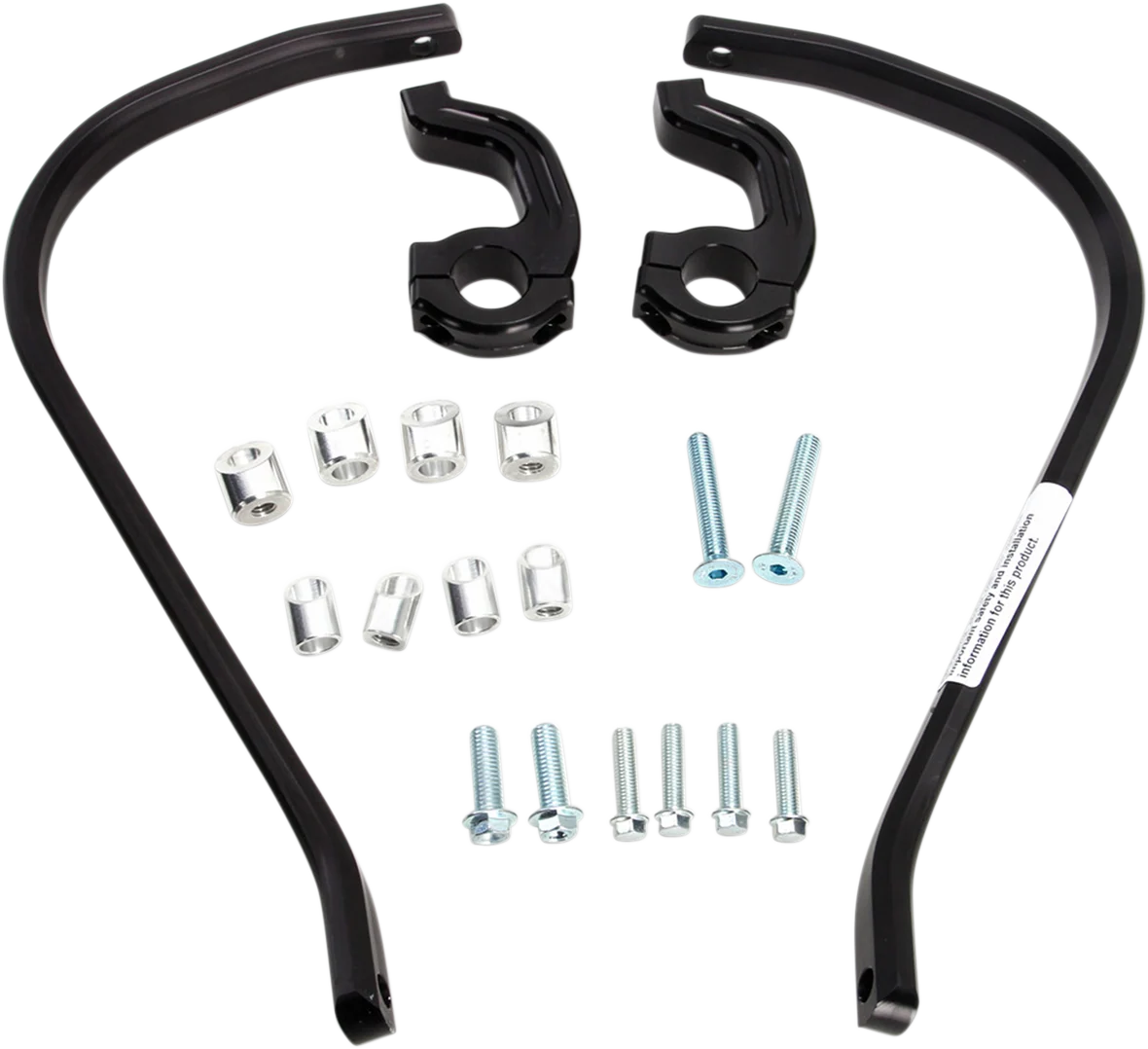 Optimized MOOSE RACING Handguards – Contour – 7 8 – Black 50-5232B Flexible