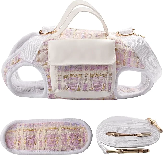High-Quality Dog Lift Harness Backpack for Small Dogs Cats Adjustable Straps Dog Sling Trendy