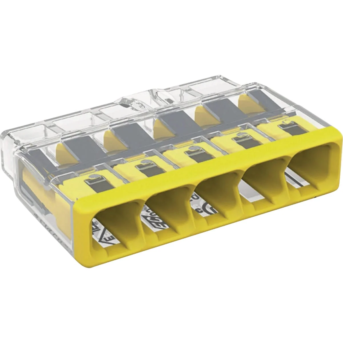 Eco-Friendly Wago 5-Wire Compact Push In Connector 10-Pack Green