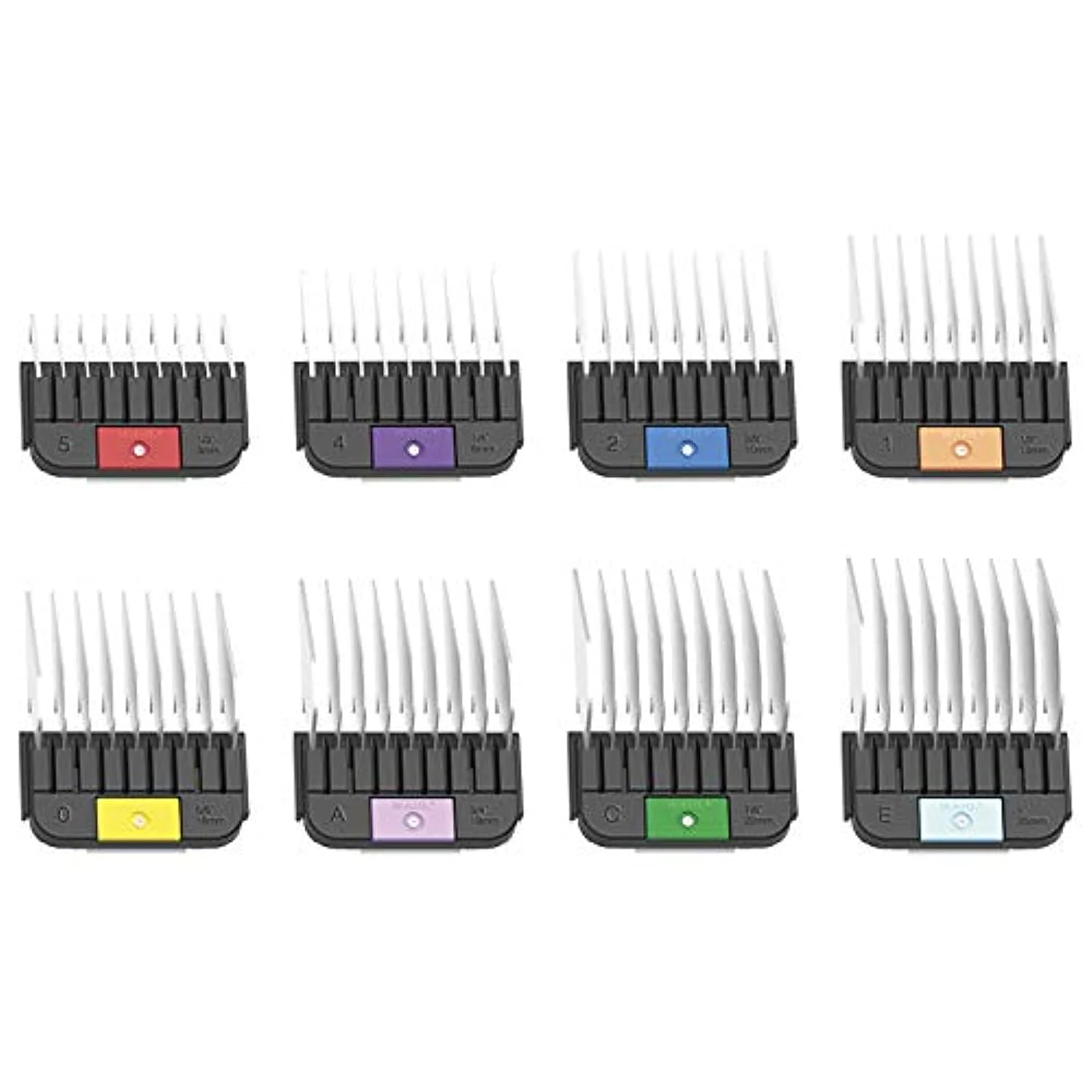 Fashionable Wahl Professional Animal Stainless Steel Attachment Guide Comb Set 3390-100 Relaxed